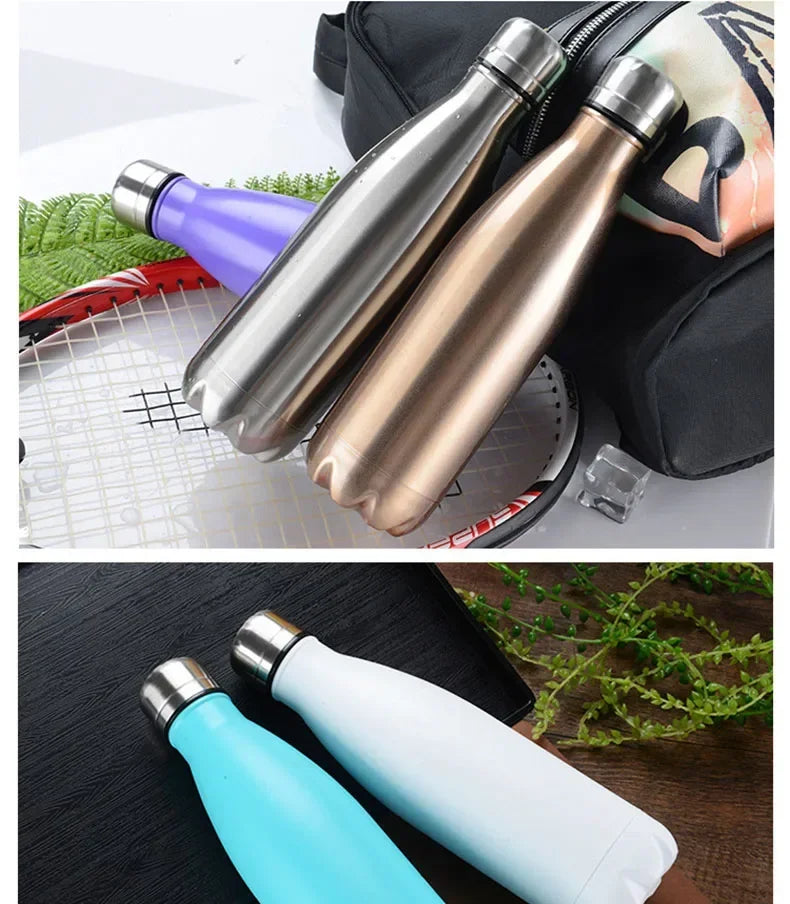 Stainless Steel Vacuum Insulated Bottle Plain