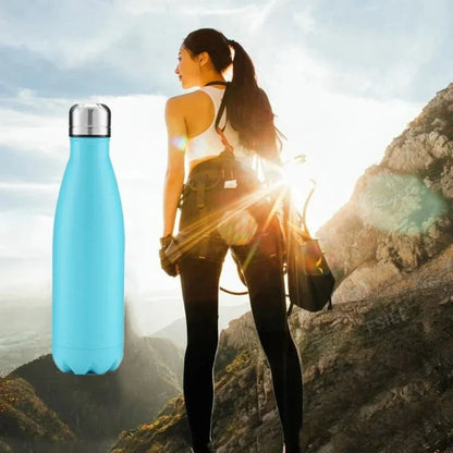 Stainless Steel Vacuum Insulated Bottle Plain