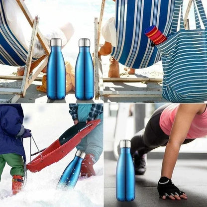 Stainless Steel Vacuum Insulated Bottle Plain