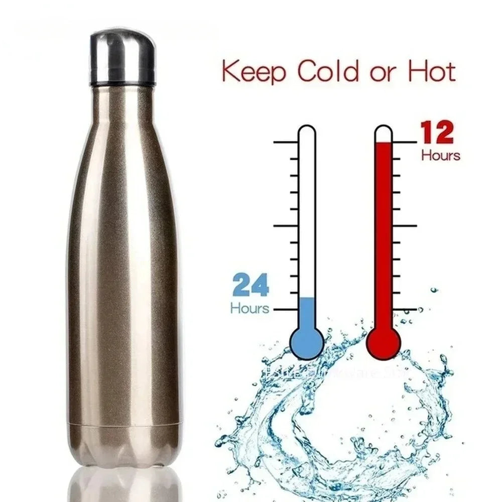 Stainless Steel Vacuum Insulated Bottle Plain